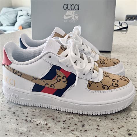 air force custom gucci|gucci air force 1 low gg.